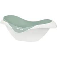 Beaba Camele'O Bad - Compact 29L Babybad met Afvoerplug - Ergonomisch & Antislip Bad - Met Douchekop Steun - Vanaf 0 Maanden - Gemaakt in Frankrijk - Groen