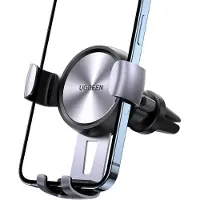 UGREEN Gravity Drive Telefoonhouder Ventilatierooster Auto Grijs