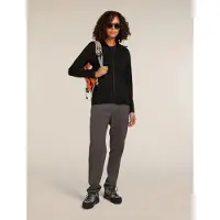 Icebreaker 560 Realfleece Elemental II Full Zip Hoodie Dames (Maat - XL, Kleur - BLACK)