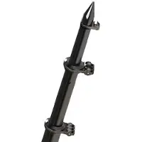 Taco Metals Aluminium Deluxe Tele-outrigger Pole Zwart