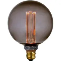 Halo Design LED lamp 5W 3-step Smoke Globe E27 - Kleuren , dimbare, Grijs, Glas