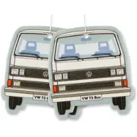 Brisa VW Collection by - Set van 2 Volkswagen luchtverfrissers met VW T3 Bulli Bus-motief (Piña Colada)