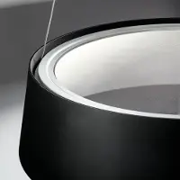 Stilnovo Hanglampe , Oxygen, dimbare, Zwart, Woonkamer, Kunststof, Designer