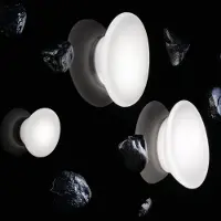 Stilnovo Wandlampe , Dynamic, Wit, Woonkamer, Kunststof, Designer