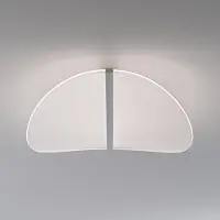 Stilnovo Plafondlamp , Diphy, dimbare, Wit, Woonkamer, Metaal, Designer