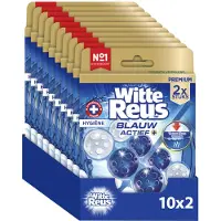 Witte Reus 10x Toiletblok Blauw Actief Hygiene 2 Stuks