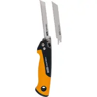 Fiskars - Compact Folding Toolbox Saw - 2 Blades - 15 cm