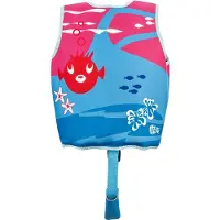 Sko - Zwemvest/Drijfvest kind - Blauw/Roze - S: 15-18 kg