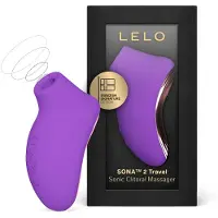 LELO SONA 2 Travel – Reisvibrator – Sonische Clitorisstimulator – 12 Standen – Paars