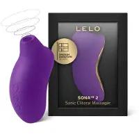 LELO Sona 2 - clitorisstimulator met sonic waves - paars