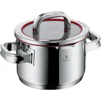 WMF Function 4 Kookpan hoog met deksel - Ø160mm - Rood