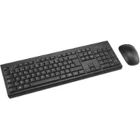 Kensington EQ KM150 Draadloze Desktop Set - AZERTY Toetsenbord & Muis - Zwart