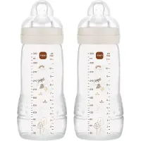 Mam Babyflaschen - 330 ml - 2er-Pack - Easy Active - Neutral - - One Size - Babyflaschen