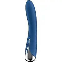 Satisfyer Spinning Vibe 1 - G-spot vibrator met roterende kop - blauw
