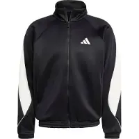 Adidas Sportsweatvest 'Stadium' zwart / wit