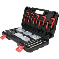 Benson Schroefdraad reparatieset - 131-delig - Voor M5 tot M12 - Inclusief boortjes en schroeftappen