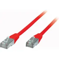 S-Conn Cat 6 S/FTP PIMF patchkabel, koperen kern, halogeenvrij, rood, 3 meter