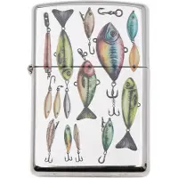 Zippo Fishing Hooks Design 46319-000002, aansteker