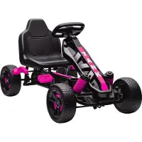 AIYAPLAY -Pedal Go Kart-100x59x60.5cm-Plastic-Roze