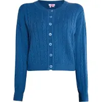 Mymo Gebreid vest 'Biany' marine
