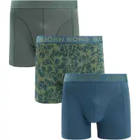 Björn Borg Boxers 3Pack Stretch Groen | Multicolour | Maat XXL
