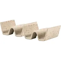 Sagaform Ditte tacohouder 2-pack Beige-wijnrood