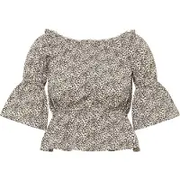 MO Blouse geel / zwart / wit