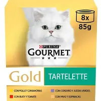 Purina Gourmet Gold Tartelette Natvoer Voor Katten 85g 48 Eenheden