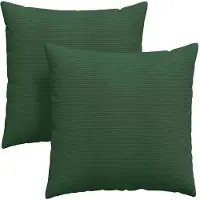 vidaXL Zitkussens 2 pcs Donkergroen 60 x 60 cm Corduroy stof