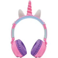 Lexibook 3D Unicorn design Bluetooth en Bedrade Opvouwbare Koptelefoon met veilige volumebeperking