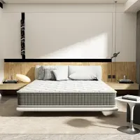 DEWINNER Matras, 160x200, hoogte 30 cm, schuimmatras, perfecte ondersteuning, hoge elasticiteit, omkeerbare matras, aan beide zijden te gebruiken