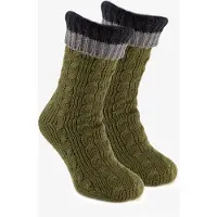 Scapino 1 paar heren huissokken met antislip groen