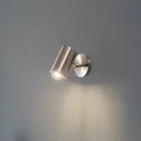Opviq Wandlamp Kem, dimbaar, messing / goud, Woon-/ Eetkamer, metaal, wandlamp