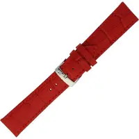 Morellato Horlogebandje - horlogeband X2269 Bolle - leer - Rood - bandbreedte 14.00 mm