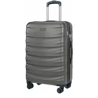 Puccini Valencia Middelgrote Koffer 65cm Polycarbonaat Antraciet