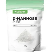 Vit4ever D-Mannose poeder - 250 gram - (4,1 maanden voorraad) - van plantaardige fermentatie - laboratorium getest - zuiver & natuurlijk - zonder toevoegingen - veganistisch |