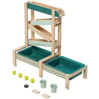 TOPBRIGHT Groen Houten Waterbaan Buitenspeelgoed