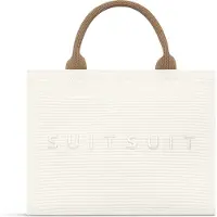 Suitsuit Reistas - Weekendtas dames - Reistas handbagage 21x26x13 cm - Sporttas dames - Fusion Reistas handbagage White Swan - Wit