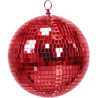 House Vitamin Christmas decoration christmas hanger discoball foam red 25x25x25cm