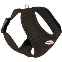 Record Fast Dog Soft Vest Hondentuigje / Harnas - Mesh - Donkerbruin - M - Halsomvang: 28 - 33 cm - Borstomvang: 41 - 48 cm (GELIEVE ALVORENS BESTELLEN OPMETEN)
