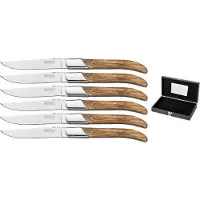 Blackwell Steakmessen Laguiole - Olijfhout - 6 Stuks