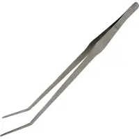 Nobleza Aquariumbenodigdheden - Lange pincet - Lang en gebogen - Lengte 27 cm - RVS geborsteld