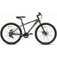 Nogan Gravel PRO - Lichtgewicht Kinderfiets - 24 inch - 7 versnellingen - Grijs