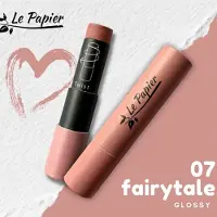 Beauty Made Easy Le Papier Lippenstift | Lipstick Fairytale Glans 07 | PoederRoze | Vegan & Plasticvrij | Zero-Waste Cosmetica