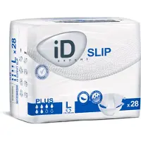 Ontex iD ID Expert Slip Plus Large - 4 paquets de 28 protections