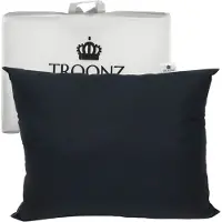 TROONZ Hoofdkussen Zonder Sloop Sleepscape - Antraciet - Wasbaar Hoofdkussen - Zonder Hoes - Geen Sloop Nodig