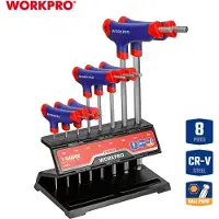 Workpro WP200542 Inbussleutelset T-model CR-V 8-delig