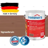 Remmers HK-Lazuur 3in1 Signaalbruin 2,5L – Premium Houtbeschermingsbeits voor Buiten – Oplosmiddelhoudend – UV- & Vochtwerend – Impregneer, Grondlaag & Beits in Eén