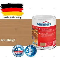 Remmers HK-Lazuur 3in1 Bruinbeige 0,75L – Premium Houtbeschermingsbeits voor Buiten – Oplosmiddelhoudend – UV- & Vochtwerend – Impregneer, Grondlaag & Beits in Eén