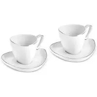 Karaca Streamline Tribe – Porseleienen Koffiekopjes Set – 90 ml